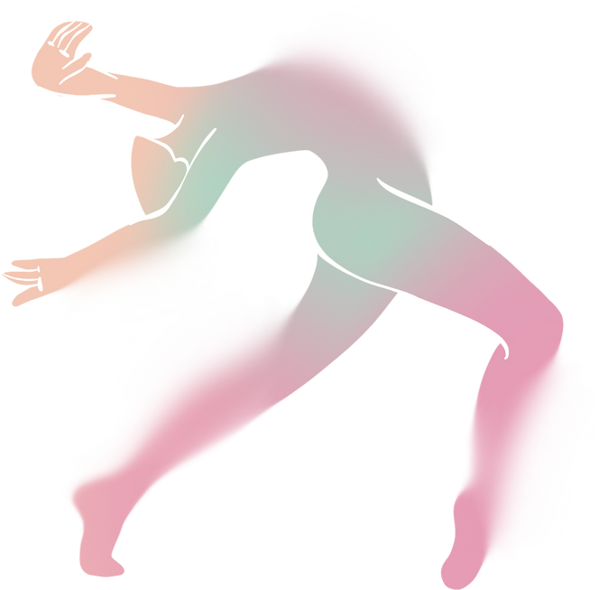 Ethereal Gradient Glow Dancer